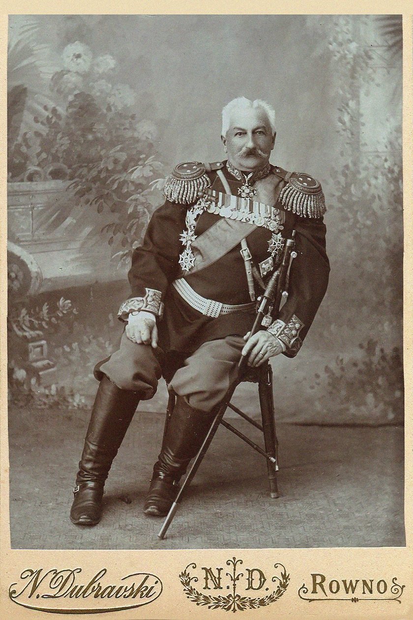 General Konstantin Pavlovich Prezhbiano 1840-1905, 1888. by Rowno . Photo studio N. Dubravski