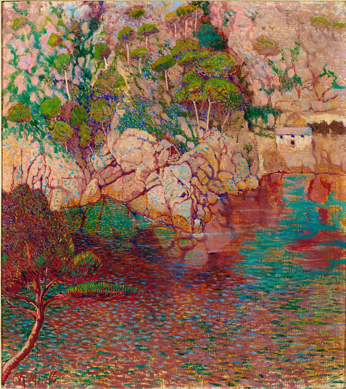 Kayalar ve deniz, c.1910-14 by Rubaldo Merello