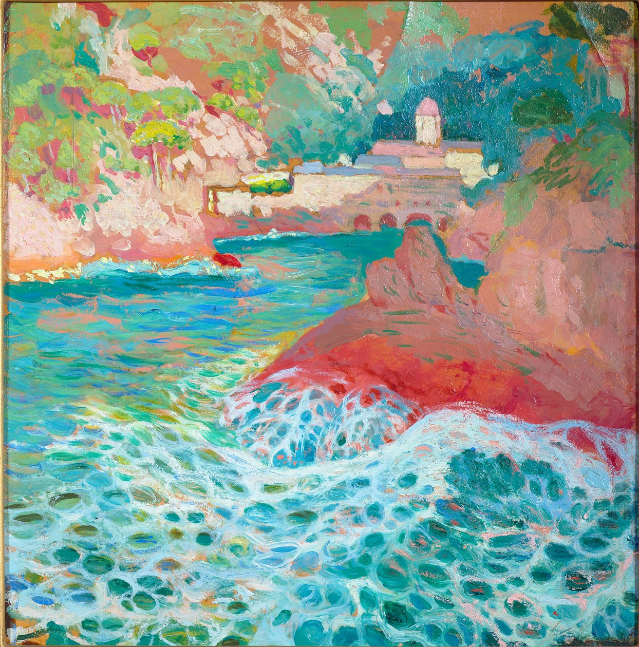 Denizden San Fruttuoso, 1909 dolayları by Rubaldo Merello