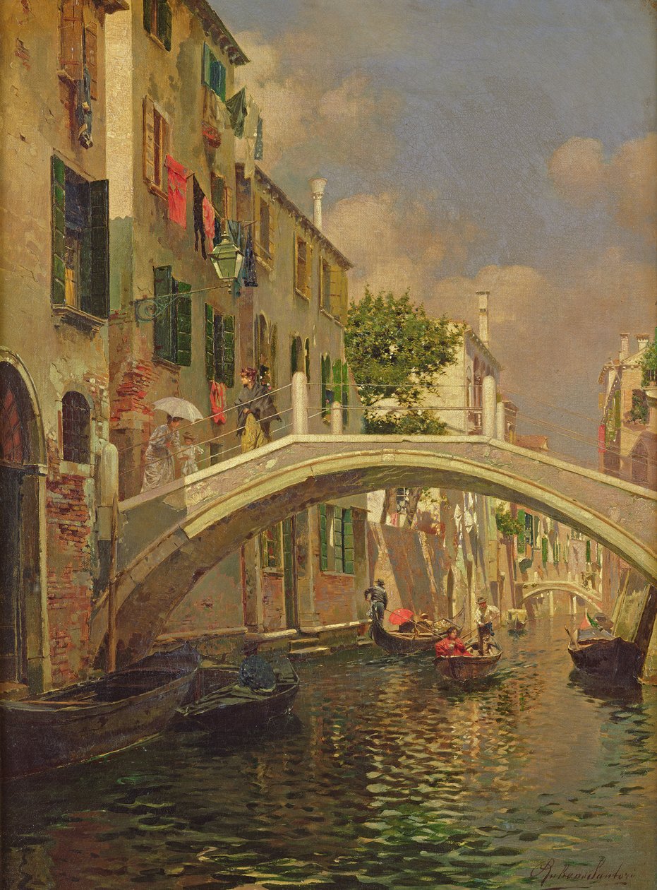 Ponte Ognissanti, San Trovaso, Venedik by Rubens Santoro