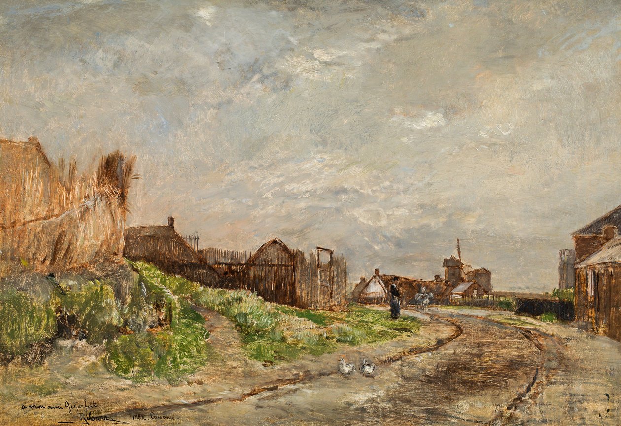 Cayeux yakınlarındaki Fransız manzarası by Rudolf Ribarz