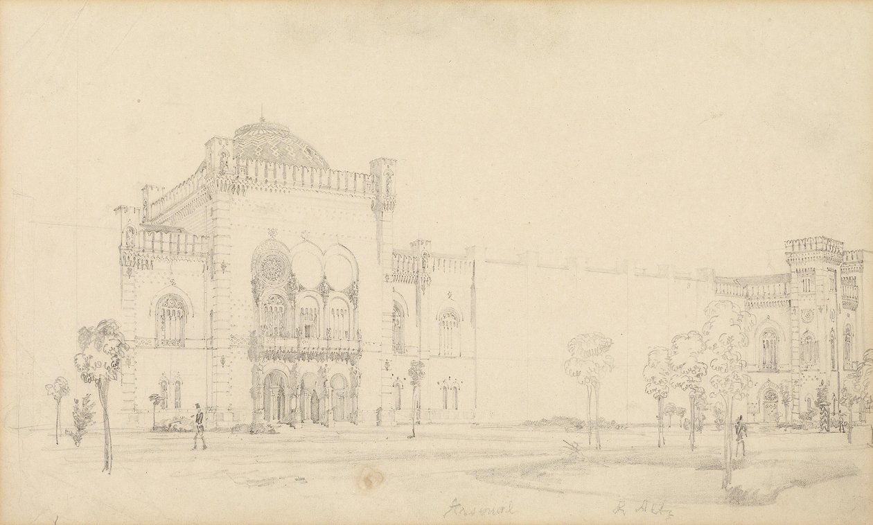 Das Arsenal by Rudolf von Alt