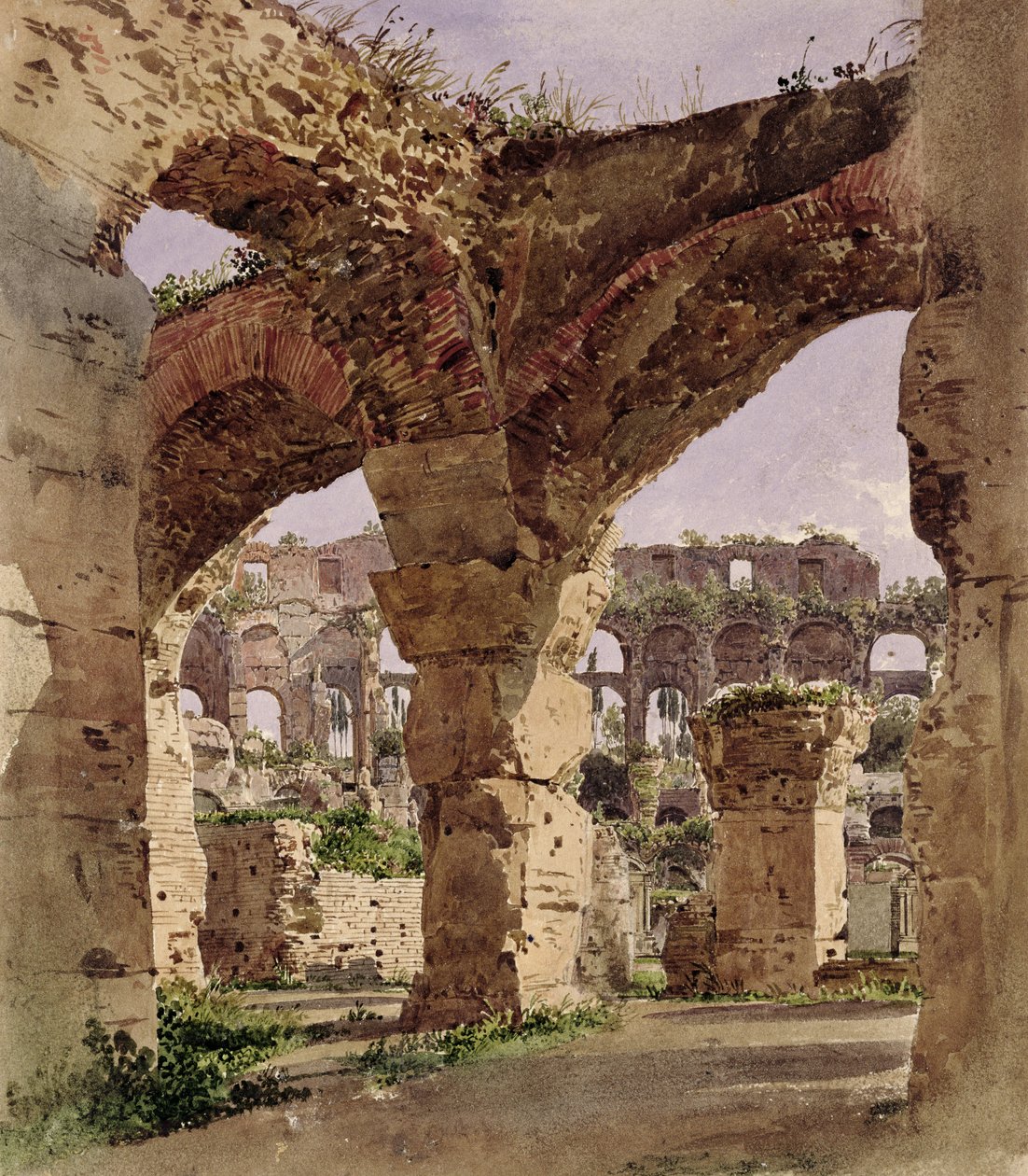 Kolezyum, Roma, 1835 by Rudolf von Alt