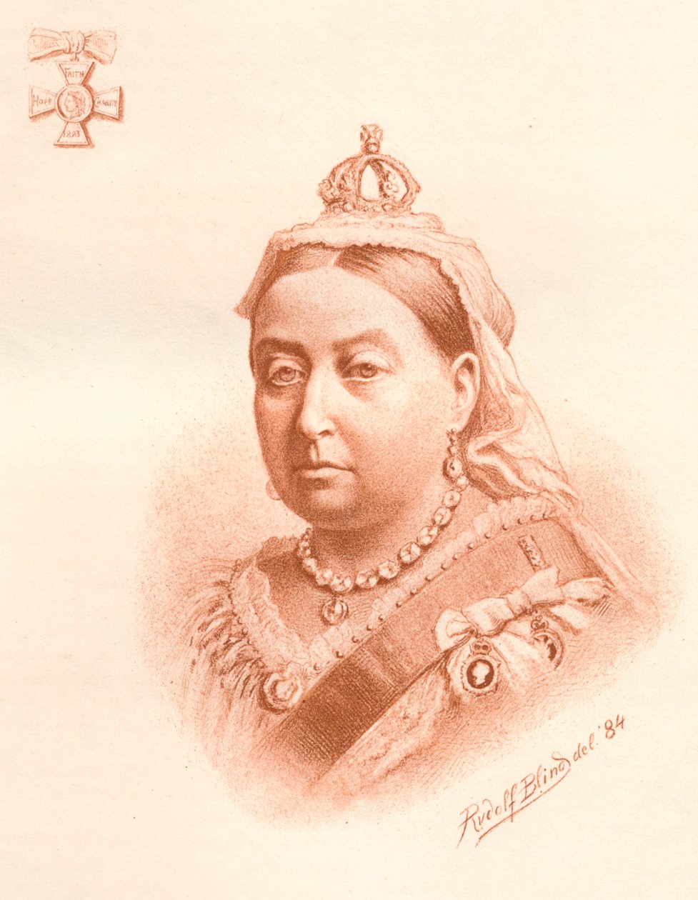 Majesteleri Kraliçe, Hindistan İmparatoriçesi, 1884 by Rudolf Blind