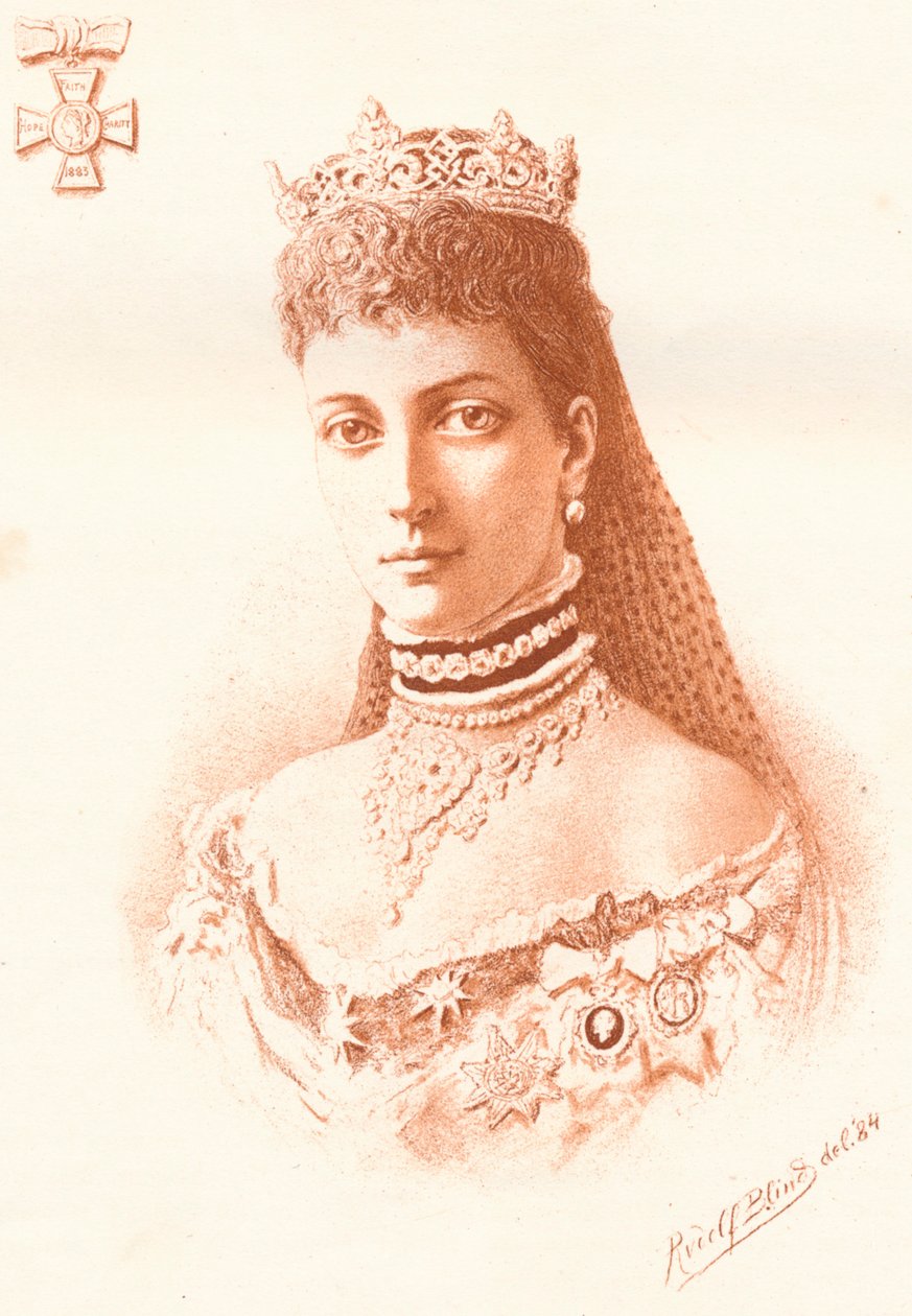 Ekselansları Galler Prensesi, 1884 by Rudolf Blind