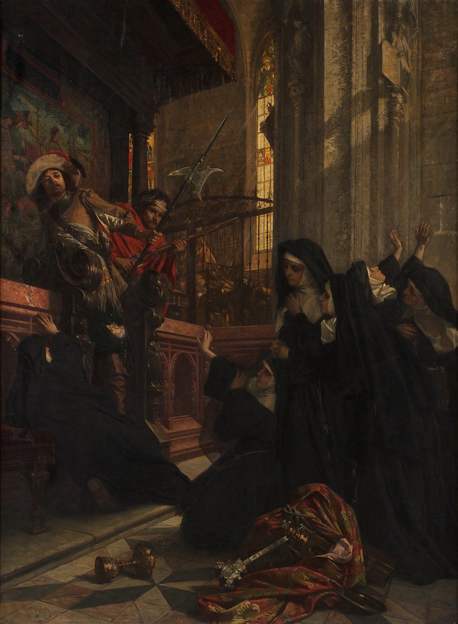 30 yıllık savaşta kilise tacizcileri by Rudolf Geyling