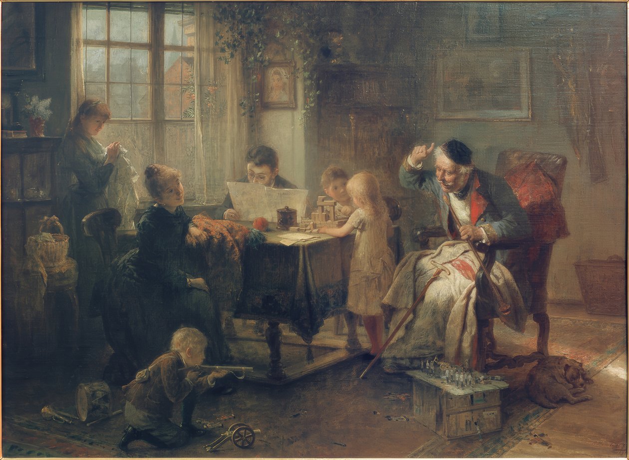 aile sahnesi by Rudolf Hausleithner