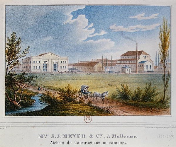 Messrs Meyer & Cie Fabrikası, Mulhouse, Fransa by Rudolf Huber