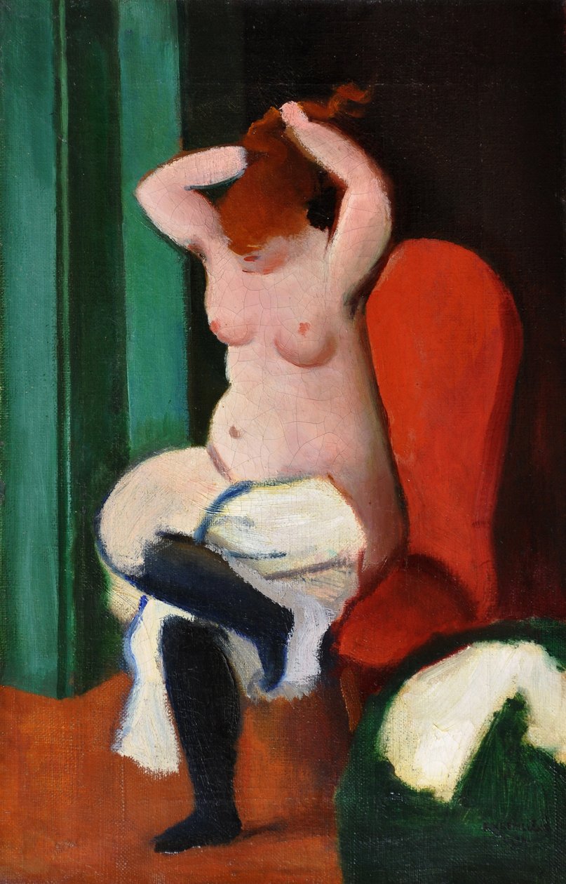 tuvalet, 1924 by Rudolf Kremlicka