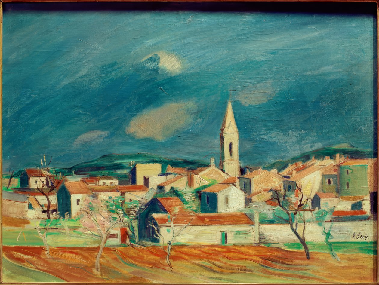 Sanary yakınlarında manzara by Rudolf Levy