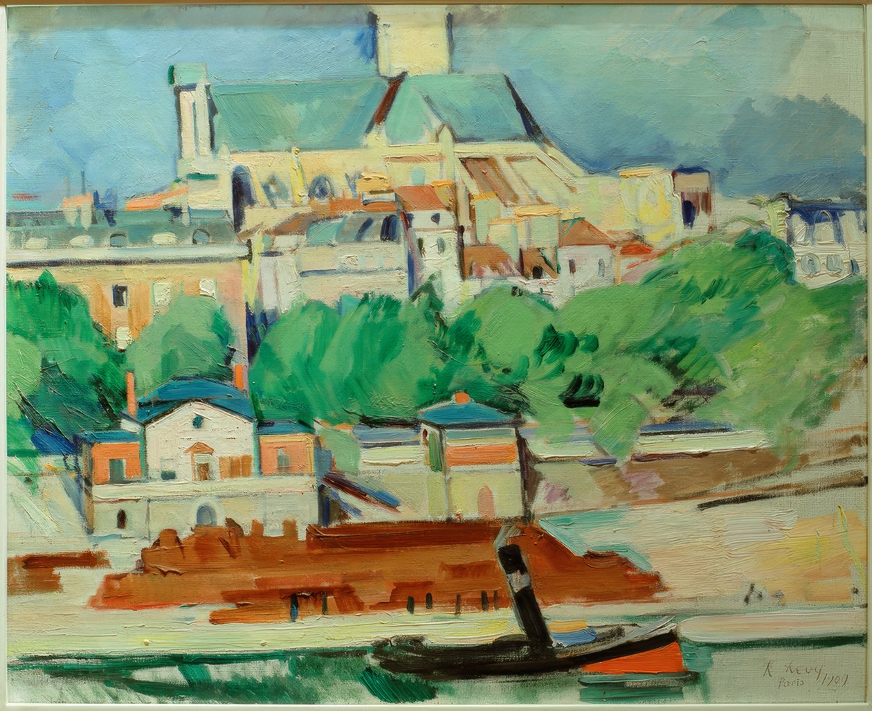 Bankaları St. Gervais-St. protais by Rudolf Levy