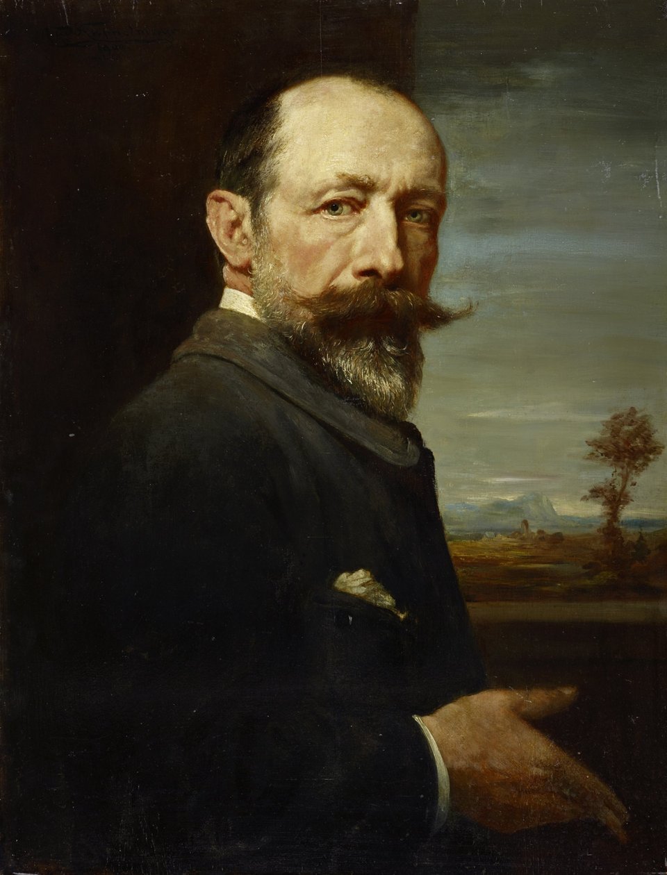 kendi kendine portre by Rudolf Michael Kuppelmayr