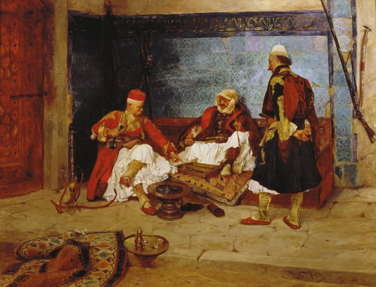Tavla, 1890 by Rudolf Otto Ritter von Ottenfeld