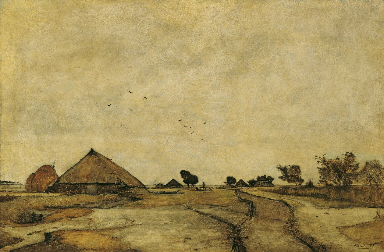 Hollandalı manzara by Rudolf Ribarz