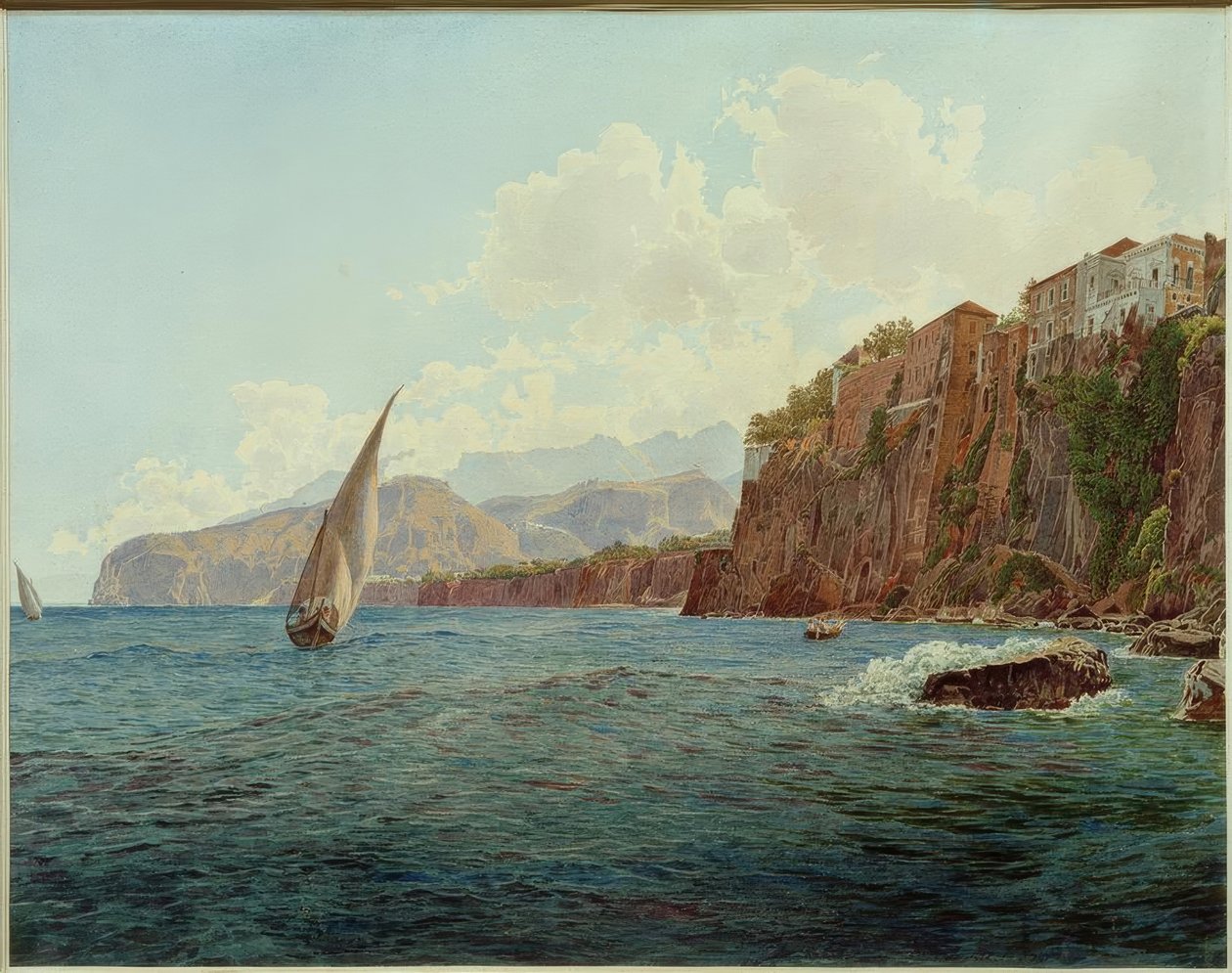 Sorrento / Sorrento (Campania, İtalya). by Rudolf von Alt