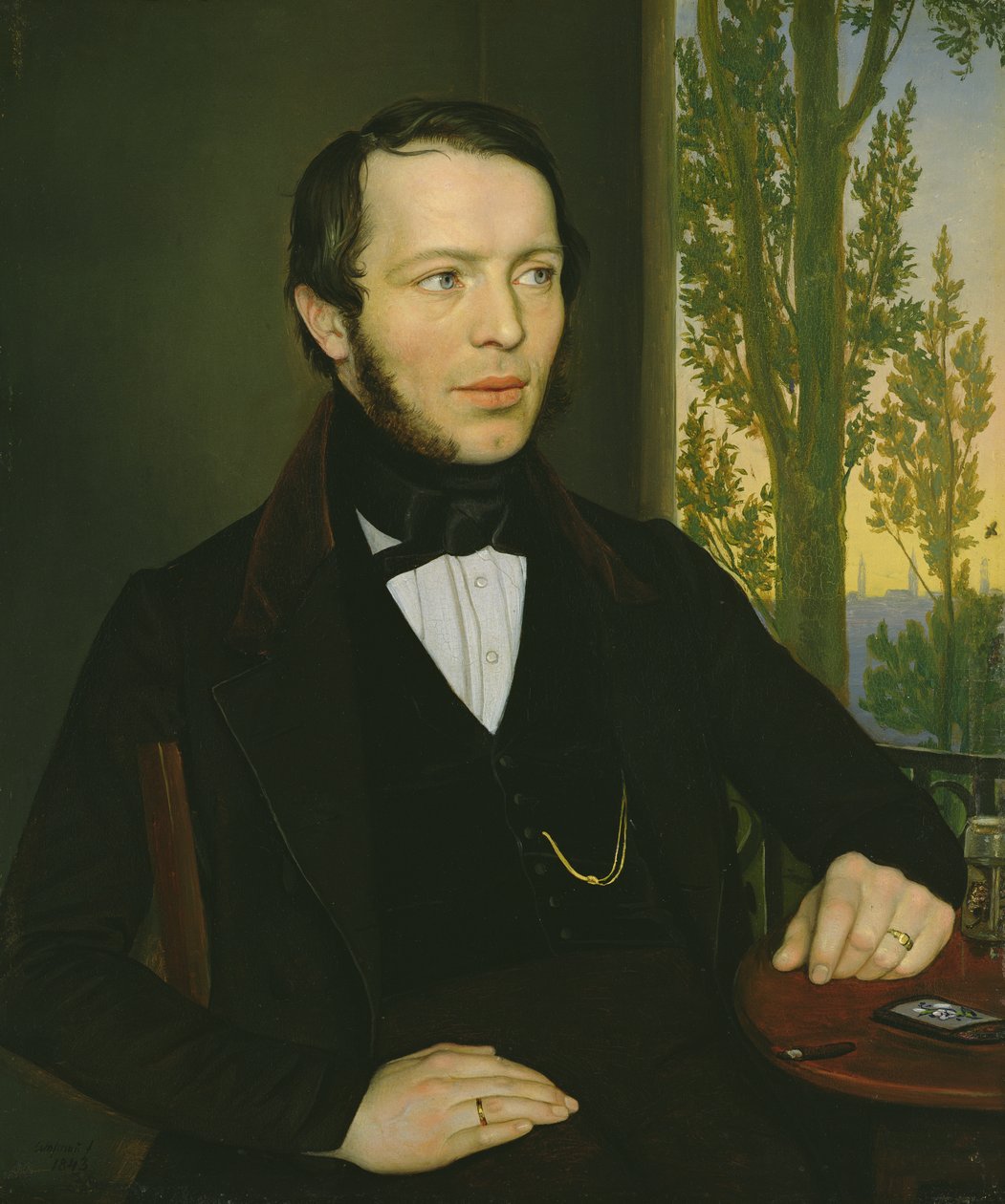 Adolph Wasmann (1807-53), 1843 (çift için bkz. 152287) by Rudolph Friedrich Wasmann