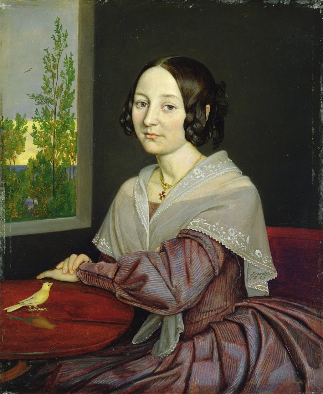 Caroline Luise Mathilde Wasmann (1823-67), 1843 (bkz. 152286) by Rudolph Friedrich Wasmann