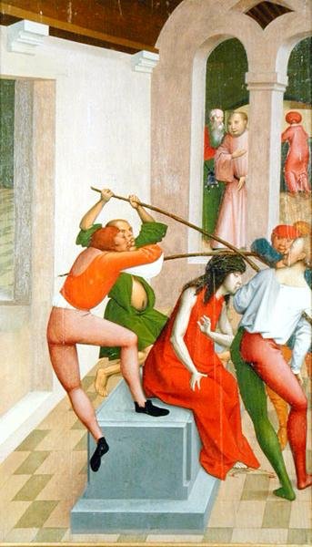 Tutku Serisinden bir sahne (panelde tempera) by Rueland the Younger Frueauf