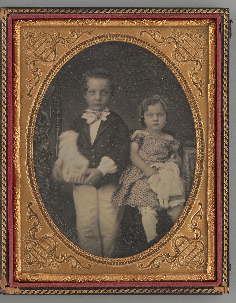 Bir Erkek ve Kızın İsimsiz Portresi, 1855. by Rufus Anson