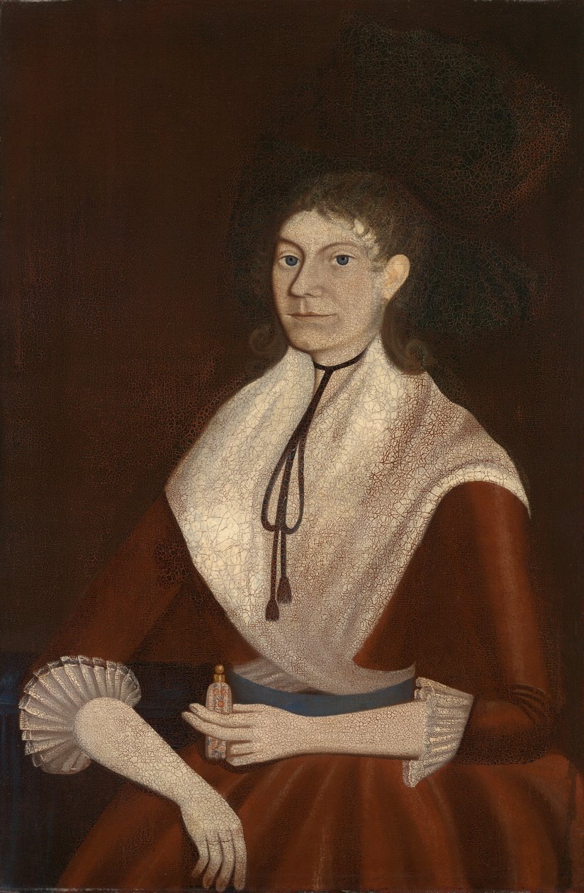 Sylvia Kilisesi Weston Sampson (1768) by Rufus Hathaway