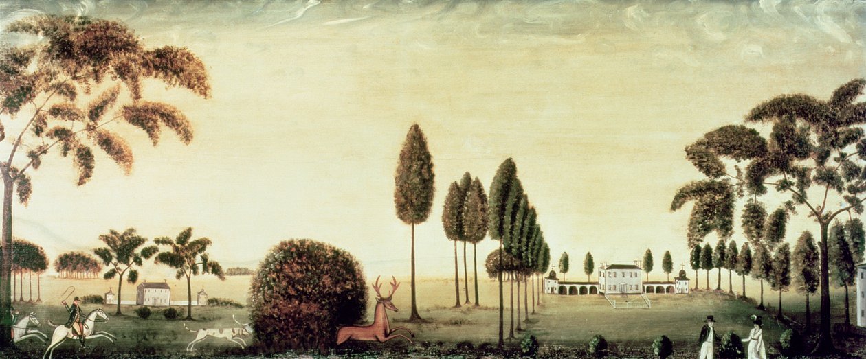 avlanma sahnesi by Rufus Porter