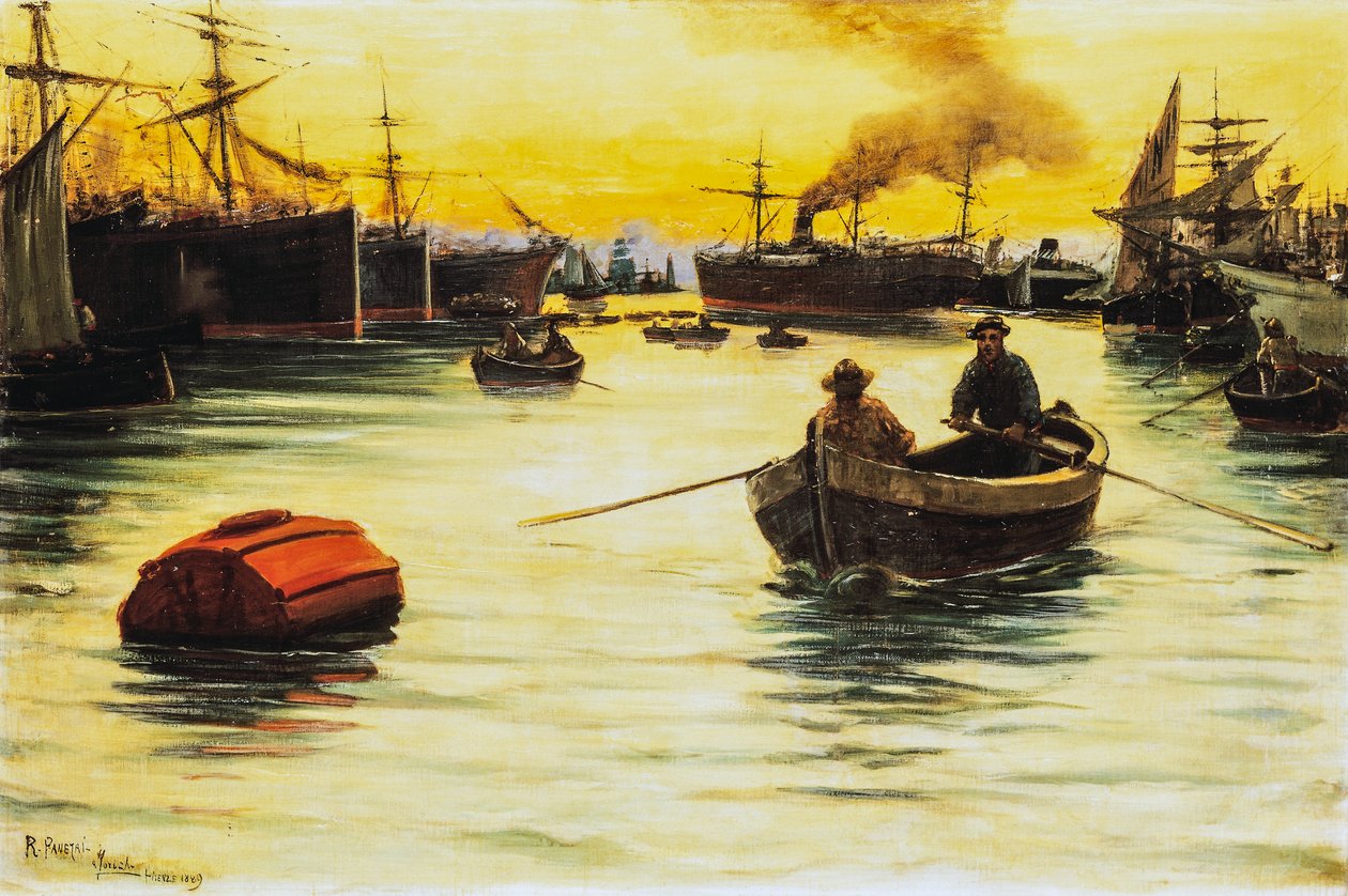 Limanda gün batımı by Ruggero Panerai
