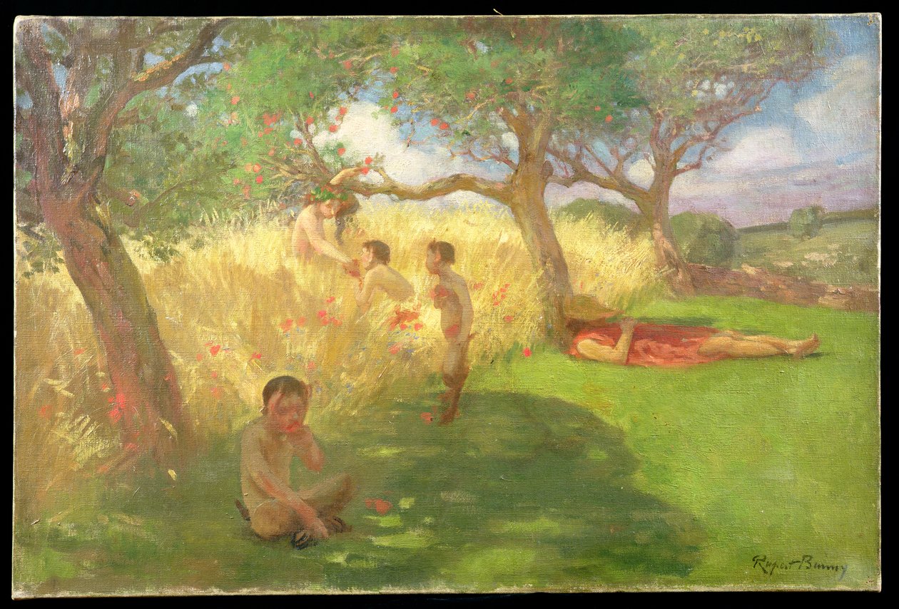 Satirler (tuval üzerine yağlı boya) by Rupert Charles Wolston Bunny