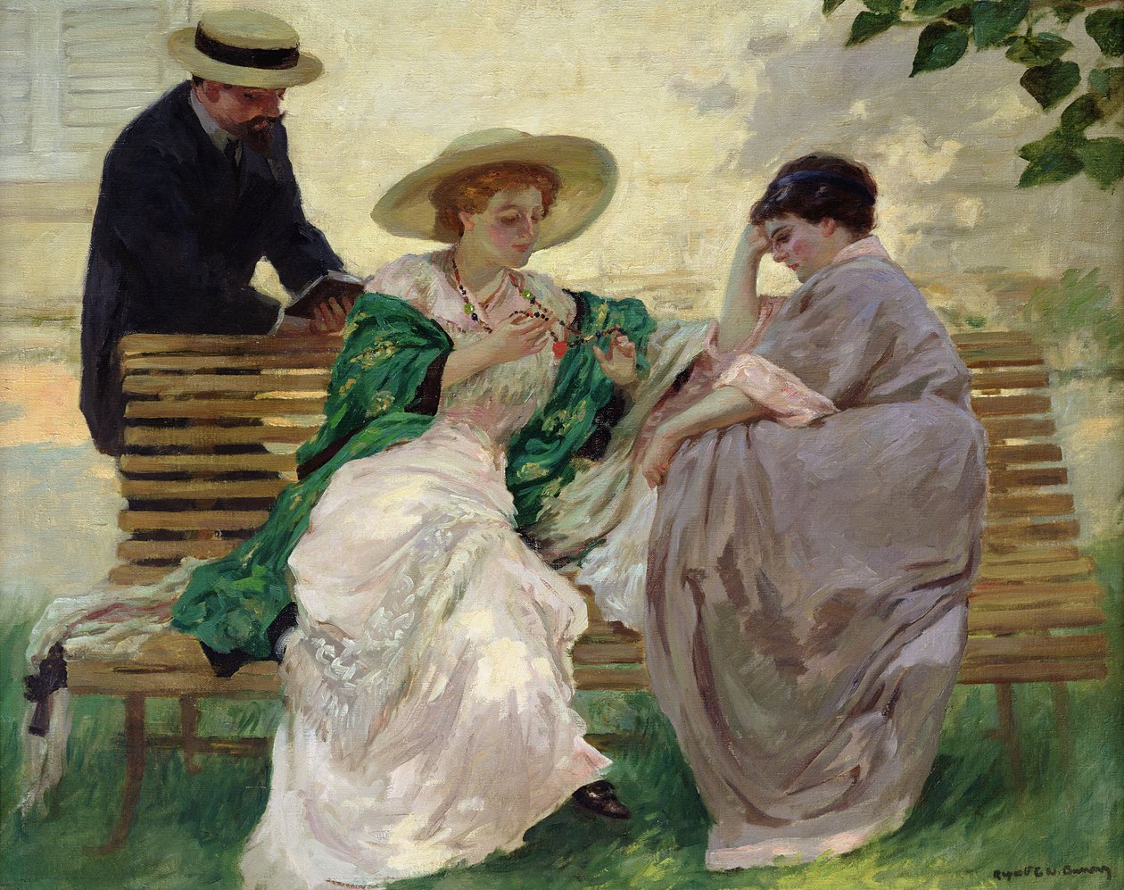 Sohbet (tuval üzerine yağlı boya) by Rupert Charles Wolston Bunny