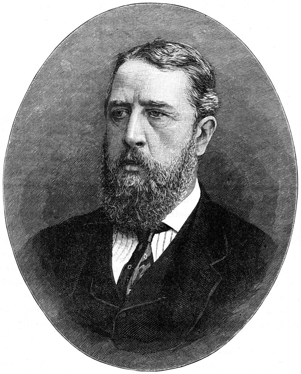 Spencer Compton Cavendish, Hartington Marki, İngiliz Liberal devlet adamı, 1900. by Russell and Sons