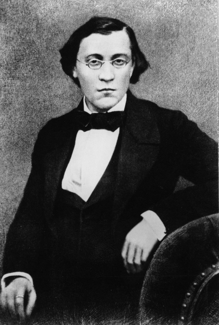Ivan Sergeevich Turgenev (1818-83)  by Russian Photographer