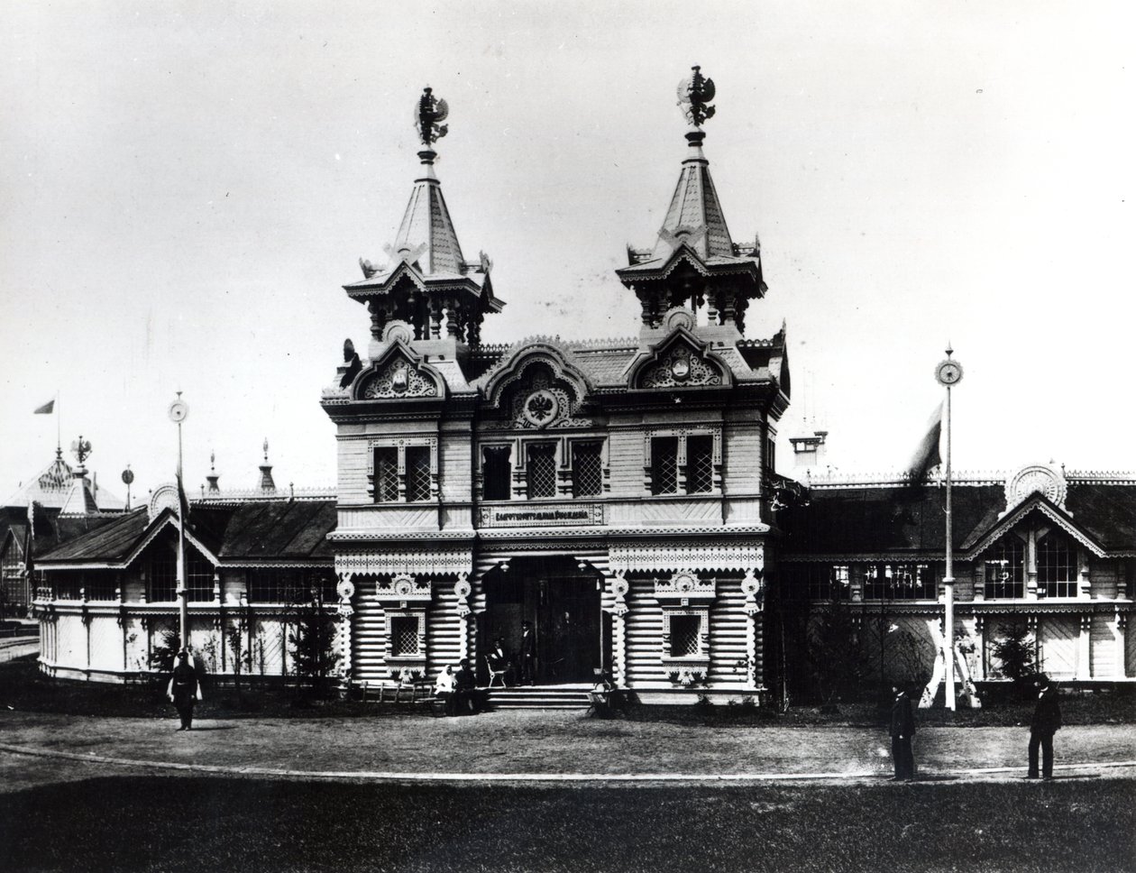 Hayır Kurumları Pavyonu, Tüm Rusya Sanayi ve Sanat Sergisi, Nizhny Novgorod, 1896 by Russian Photographer
