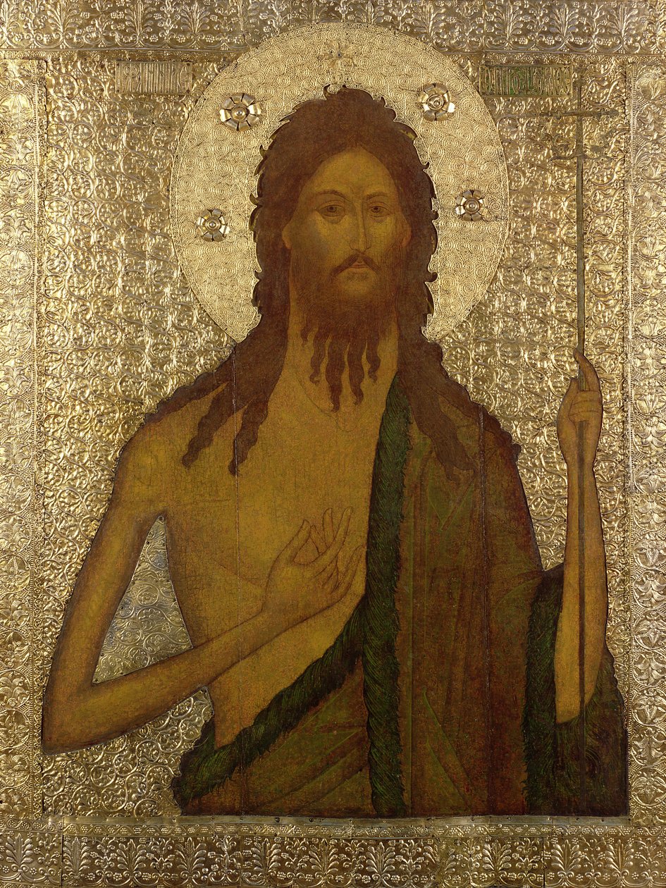Aziz John the Forerunner ikonu, Moskova Okulu, 1560