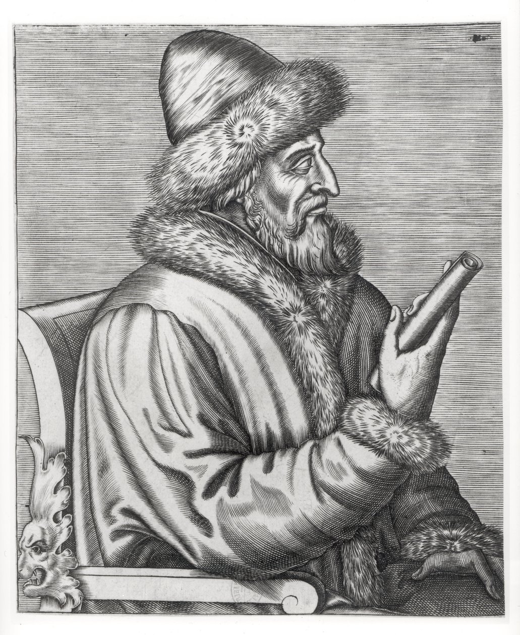 IV. İvan (1530-84) Korkunç by Russian School
