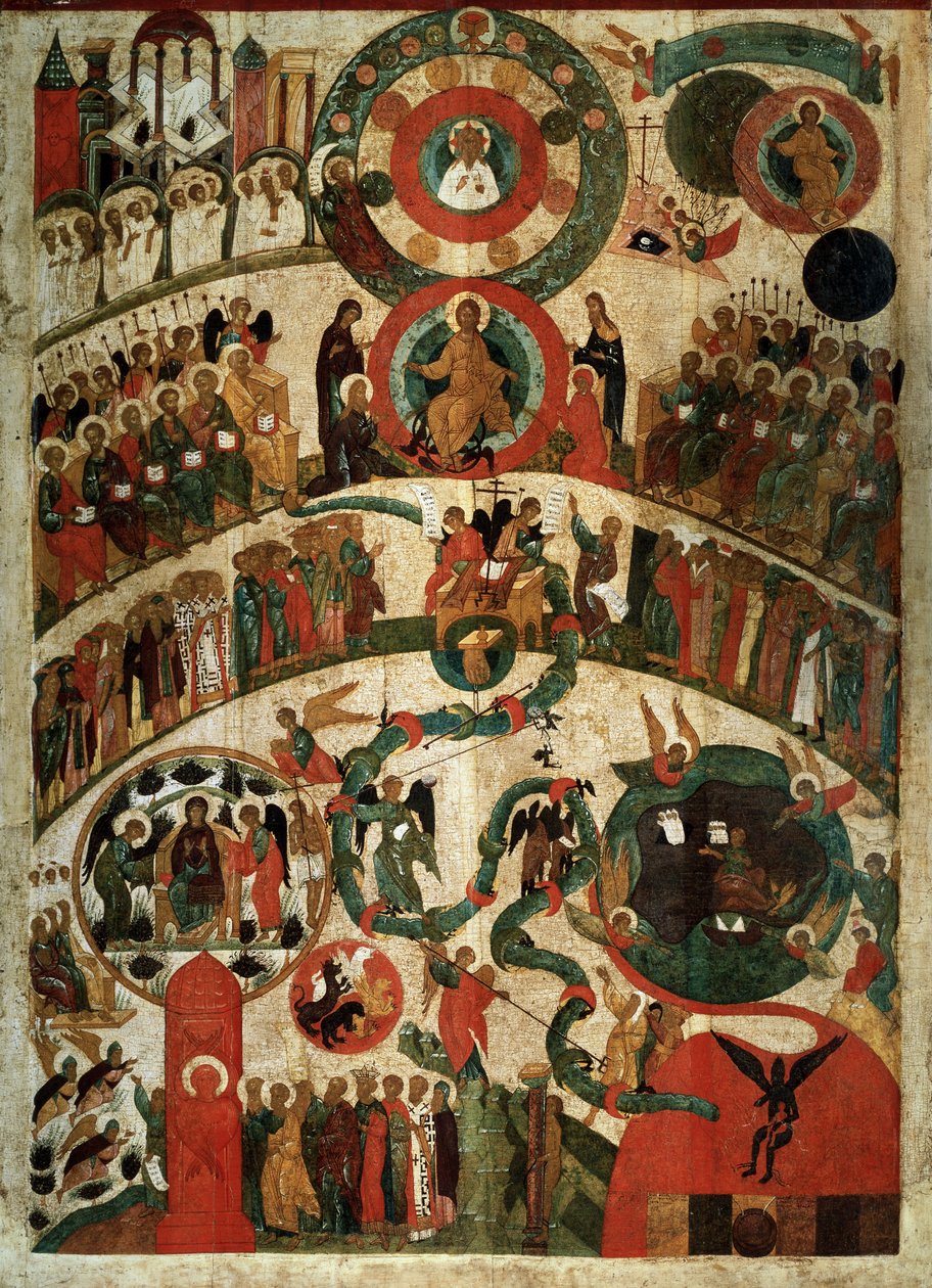 Son Yargı, Novgorod Simgesi by Russian School