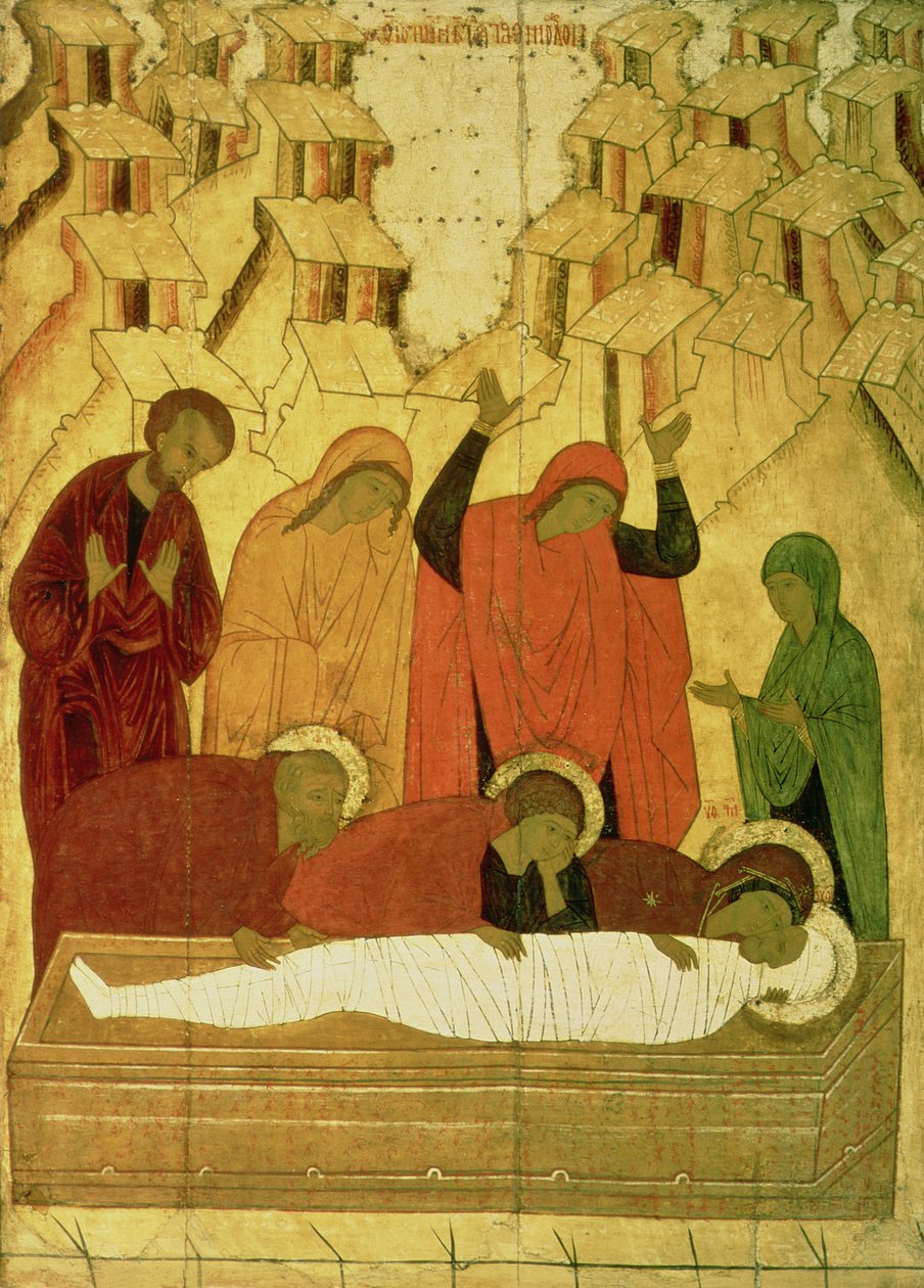 Entombment (panelde mizaç) by Russian School