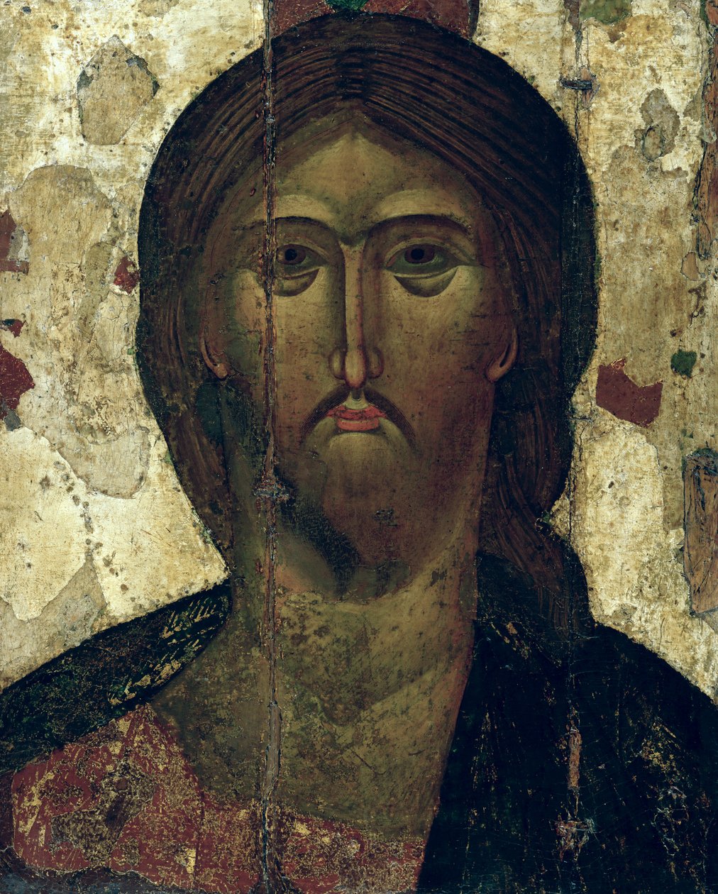 Kurtarıcı, 14. yüzyılın başları (ahşap üzerine yumurta tavuğu) by Russian School