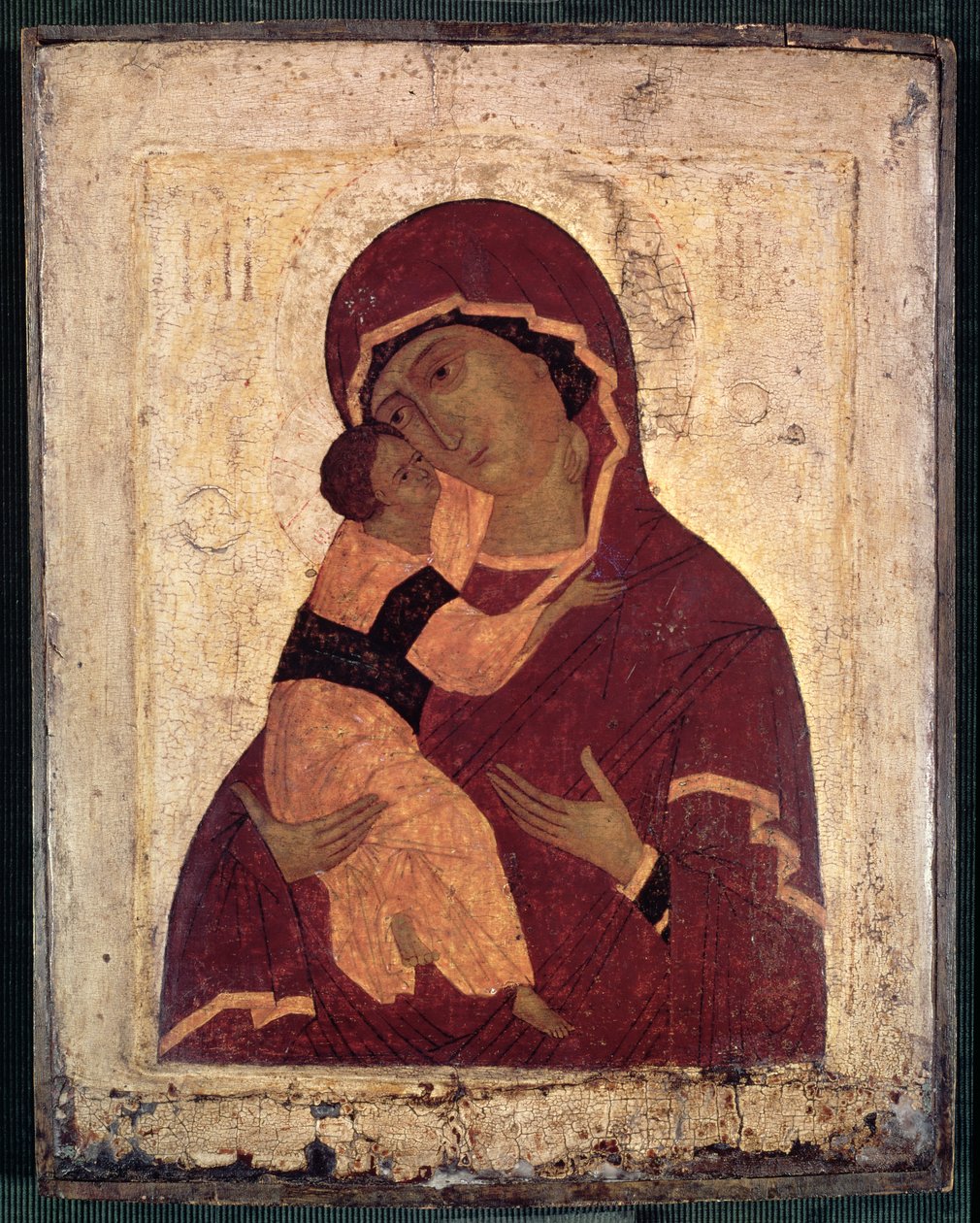 Umilenie Virgin of Wladimir, Moskova Okulu by Russian School