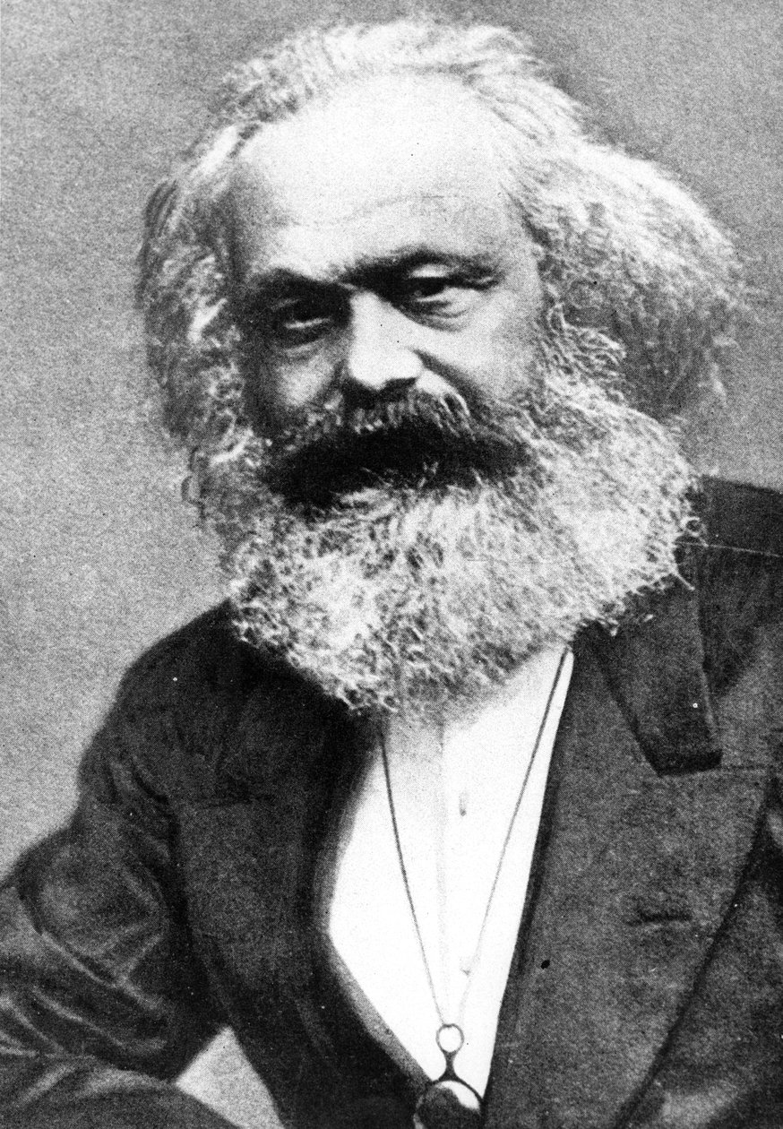 Karl Marx (s/b fotoğraf) by Russian Photographer