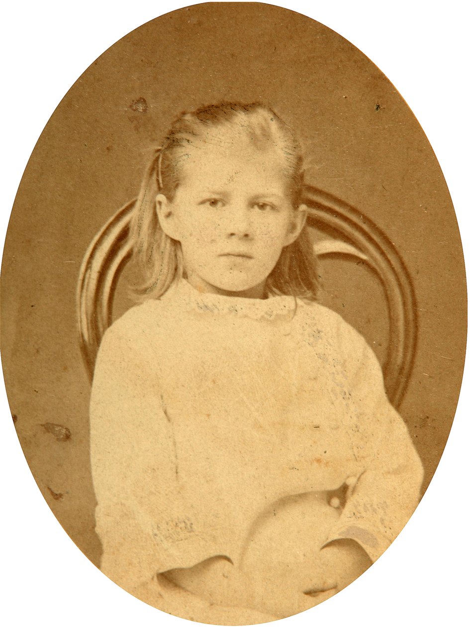 Portre Lyubov F. Dostoyevskaya (1869-1926), yazar Fyodor Mikhailovitch Dostoyevski