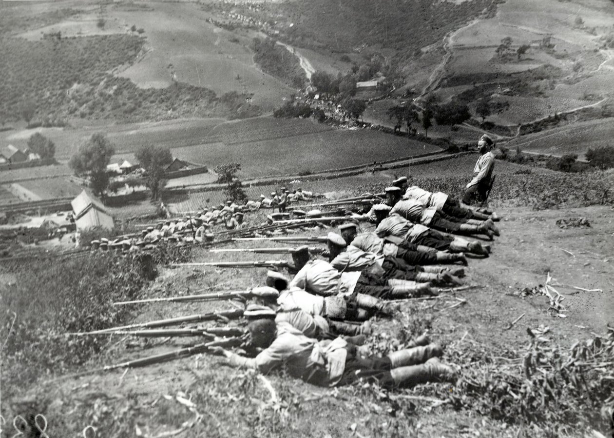 Rus-Japon savaşı sırasında Rus birlikleri, 1904 by Russian Photographer