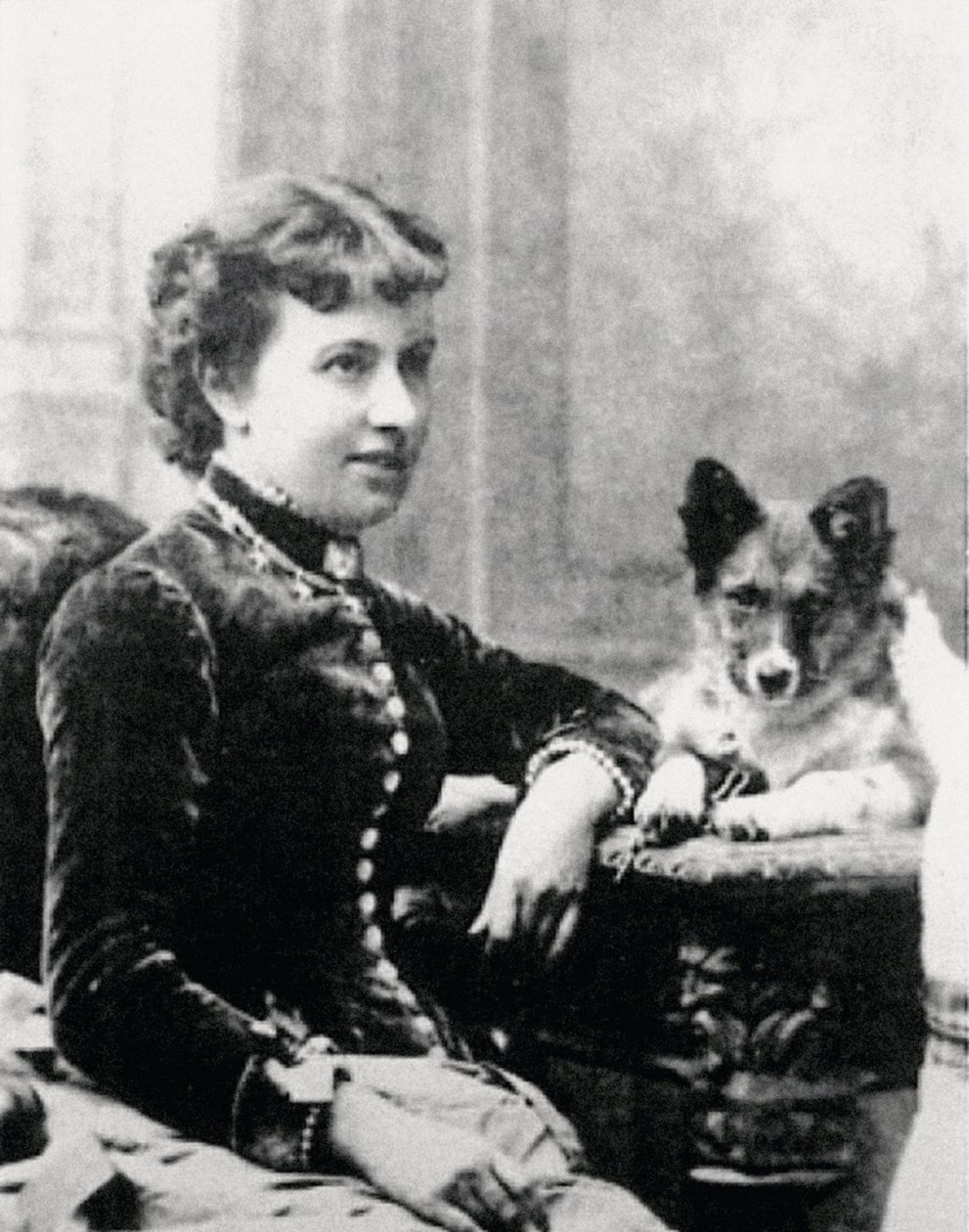 Sofia Kovalevskaia - Sofia Vasilyevna Kovalevskaya (1850-1891), c.1880 (fotoğraf) by Russian Photographer