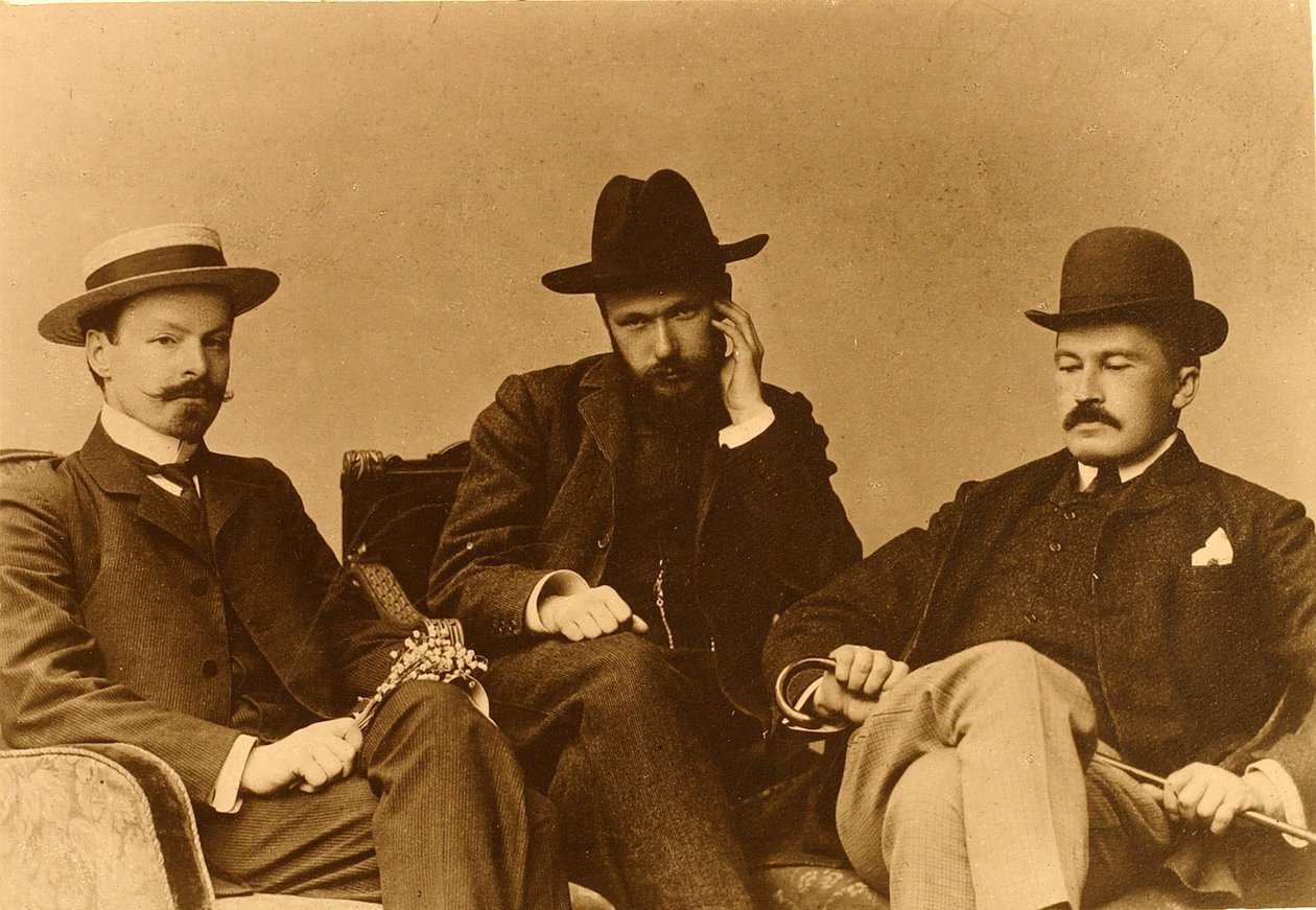 Şairler Konstantin Dmitriyevich Balmont (Constantin Dmitrievitch Balmont) by Russian Photographer