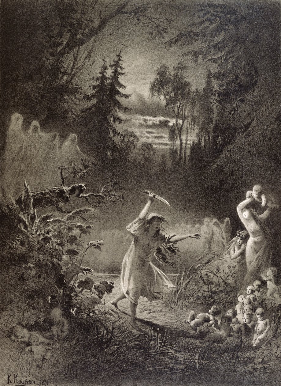 Korkunç İntikam, 1874 by Russian School