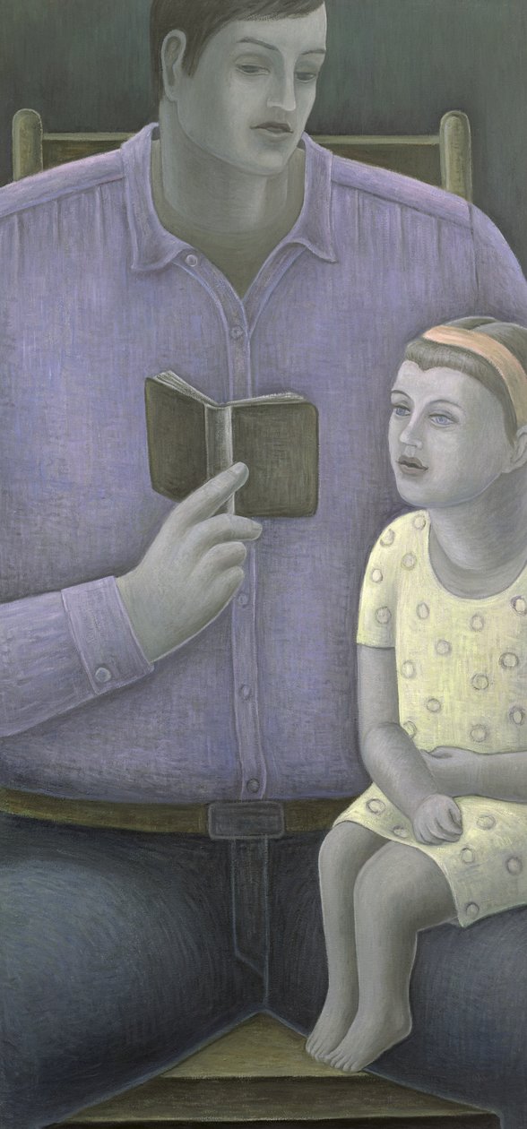 Kıza kitap okuyan adam, 2003 by Ruth Addinall