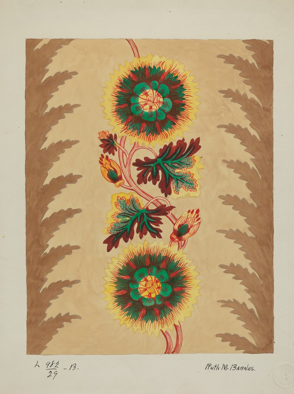 Yorgan Bölümü, c. 1936. by Ruth M Barnes