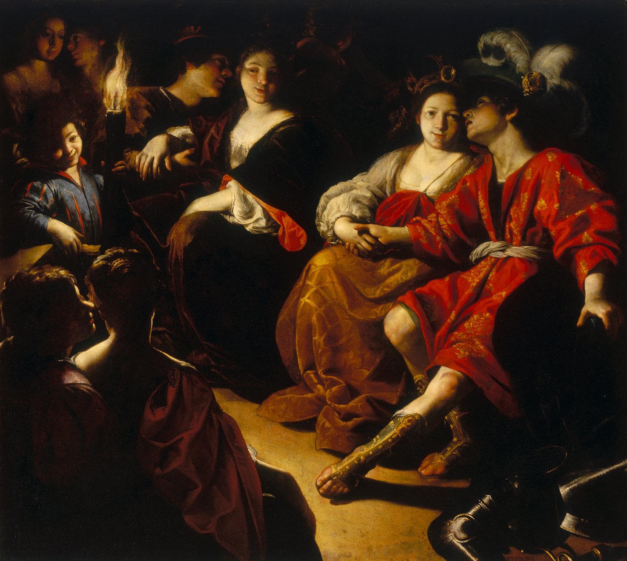 Rutilio Manetti tarafından boyanmış Ruggero ve Aleina, by Rutilio Manetti