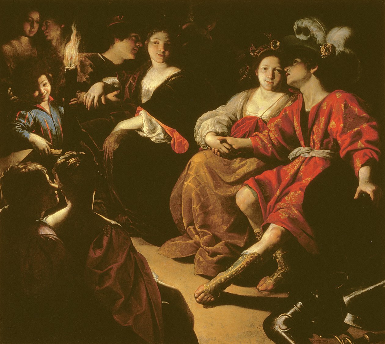 Ruggiero ve Alcina veya Yeni Evlilerin Buluşması by Rutilio Manetti