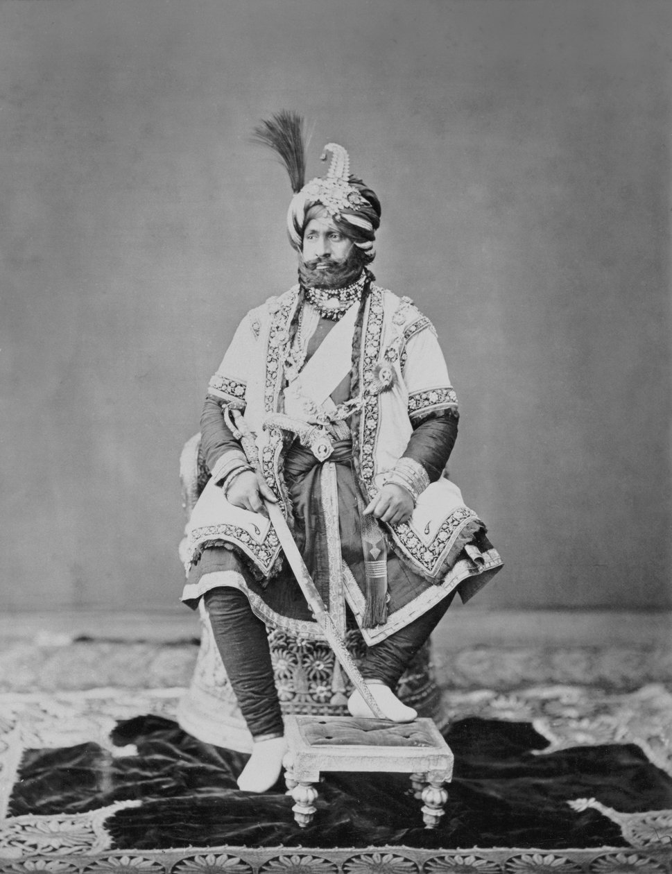 Jammu ve Keşmir Mihracesi, 1877 by S. and Shepherd, C. Bourne