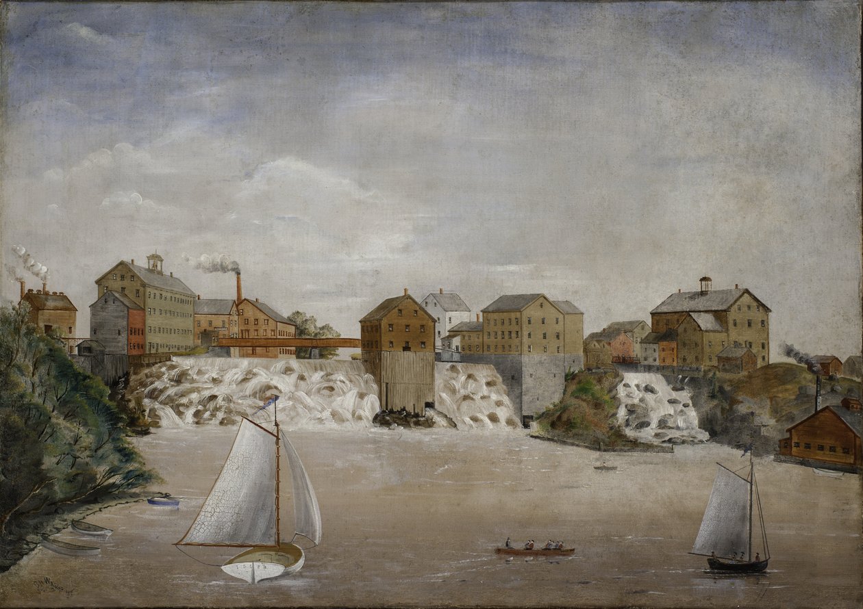 Vergennes Şelaleleri, c.1875-76 by S. H. Washburn