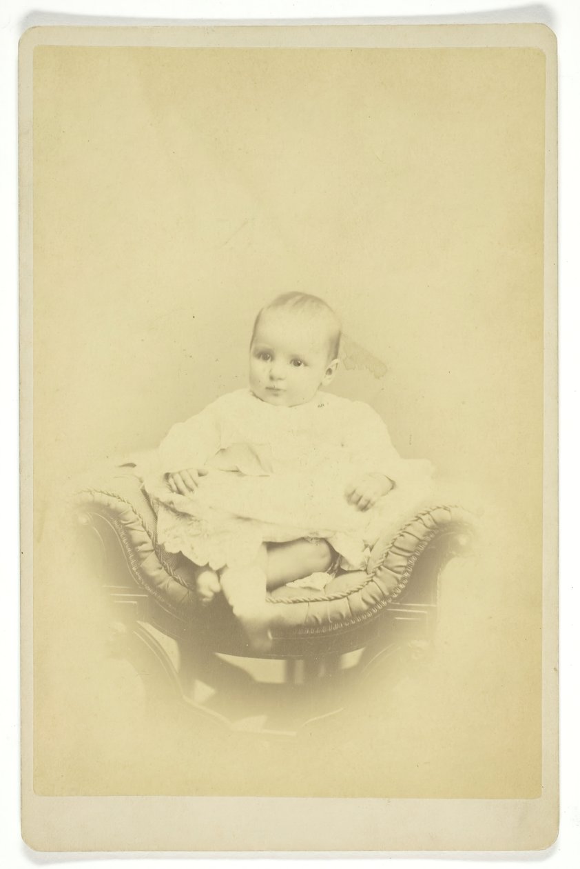 Oturan Bebeğin İsimsiz Portresi, 18501899. by S. A. Thomas